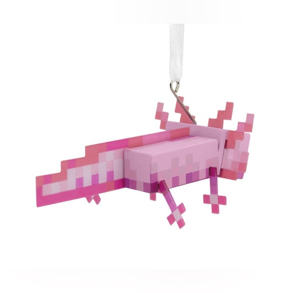 NIB! HALLMARK 2025 MINECRAFT AXOLOTL! YOUR FAV MINECRAFT CHARACTER!!! - Picture 5 of 8